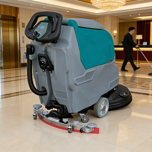 Fregadora de Pisos Manual Tres en Uno, Cepillo de Limpieza y Secado con Fuerte Succión, Máquina Eléctrica para Fregar Pisos - Product Image 2