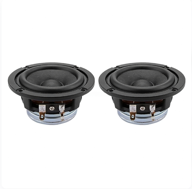 3 Inch Midrange Speaker Driver 4 8 Ohm 15W Home Theater Full Range Speaker Wool Paper Cone HIFI Loudspeaker