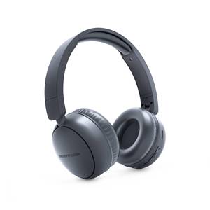 Auriculares Bluetooth HeadTuner con radio FM - Plástico 100% reciclado, reproductor MP3, lector Micro SD, Bluetooth Negro - Product Image 1