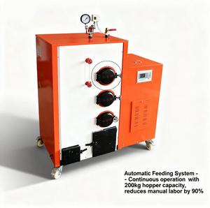 Generador de Biomasa de Bajo Contenido de Carbono Totalmente Automático de 500 KG para Planchado en Fábricas Textiles y Desinfección de Vajillas - Product Image 1