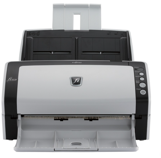 Fuji Fi-6130 Office Document Scanner High-Speed Color Duplex Scan Invoice Receipt Scan