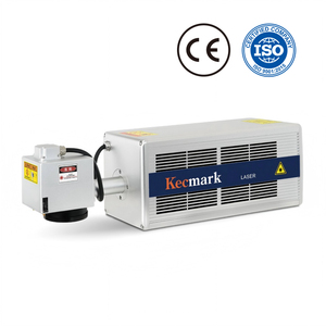 Codeur laser CO2 de bureau pour marquage de codes QR et dates sur boîtes de chocolat haut de gamme, prend en charge les formats graphiques BMP, DXP, JPEG, PLT, Codeur de bureau CE - Product Image 1