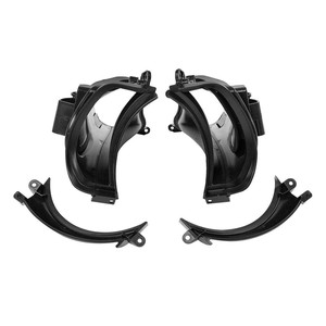 Par de Conductos de Aire Delanteros Negros de ABS de Alta Calidad, Repuesto Nuevo Compatible con Road Glide FLTRX CVO <span class=keywords><strong>Ultra</strong></span> <span class=keywords><strong>2015</strong></span>-2023 - Product Image 2