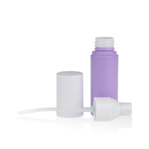 Confezione toner 15ml 30ml 50ml fantasia pastello viola colore PET plastica cosmetica nebbia spray bottiglia bottiglie spray con tappo bianco - Product Image 4