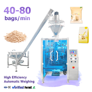 Machine d'emballage de sachets de thé au lait en poudre en briques avec scellage arrière entièrement automatique - Product Image 1