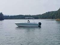 Perahu Surfing dengan Mesin Motor Tempel Mercury 115hp, Perahu Cepat untuk 6-8 Orang, Kapal Pesiar Santai dengan Sertifikasi CE untuk Penggunaan di Perairan Dalam