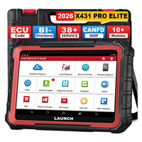 Herramienta de Diagnóstico Automotriz, Escáner OBD2 de Sistema Completo LAUNCH X431 PRO ELITE con Codificación ECU