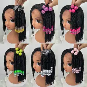 new 2023 products christmas gifts kids christmas hair accessories bow with beads and bow christmas presents