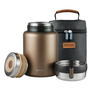 Caja de almacenamiento de alimentos de cocina Caja de almuerzo de acero inoxidable 316 Caja de almuerzo para llevar Juego de contenedores - Product Image 2