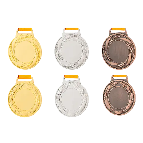 Giá rẻ kim loại trống Ribbon móc áo vàng bạc Bronze huy chương thể Thao Tùy chỉnh huy chương