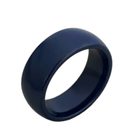 Sep. Promotion Bague en céramique noire de haute qualité 8MM Style classique Bijoux de mode pour femmes pour cadeau de fiançailles de mariage