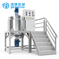 Homogénéisateur en acier inoxydable 2024, machine à mélanger les poudres et les liquides cosmétiques pour la fabrication de savon, capacité 500L/100L, 220V/380V