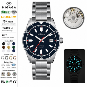 นาฬิกาดำน้ำผู้ชาย 10atm ตัวเรือนสแตนเลส หน้าปัด <span class=keywords><strong>Superluminova</strong></span> Bgw9 กลไกอัตโนมัติ Nh35/sellita - Product Image 1