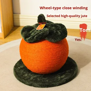 กระดานลับเล็บแมวทำจากเส้นใยธรรมชาติเป็นมิตรกับสิ่งแวดล้อมโครงแมวสำหรับปีนลูกพลับของเล่นพลาสติกทนทานกล่องไม้ - Product Image 2