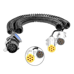 Câbles électriques flexibles ABS 7 broches de haute qualité, <span class=keywords><strong>câble</strong></span> de <span class=keywords><strong>remorque</strong></span> à 7 conducteurs avec fiches - Product Image 5