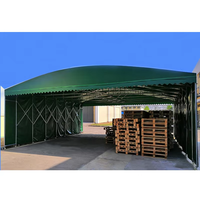 Tente de toit pliante mobile à prix d'usine, auvent naturel, abri de garage pour voiture, tente de réception, structure en aluminium, imperméable
