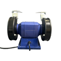 Meuleuse d'établi électrique compacte et robuste avec deux meules et écrans de protection transparents pour le meulage du métal, outil électrique d'affûtage