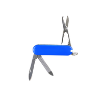 Couteau pliant multifonction HEYI DIY OEM en acier inoxydable, mini-outil multifonction porte-clés de poche, vente chaude