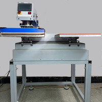 Imprimante à plat pneumatique automatique MJ-AP-4060, presse à chaud pour t-shirts, impression d'étiquettes pour petites entreprises, 110V/220V, garantie 1 an