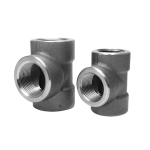 Té fileté ASTM/ASME/JIS/DIN/BS/GB haute pression 1/8 "-4" Carton acier/acier inoxydable fileté/Té de soudure à douille - Product Image 6