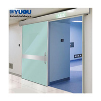 Puerta Hermética Automática para Sala Limpia con Alto Sellado, Control de Infecciones, Humos y VOC