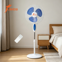 Ventilateur sur pied télécommandé de 16 pouces avec minuterie et affichage numérique, ventilateur oscillant à hauteur réglable pour la maison et la chambre
