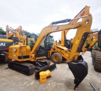 Excavatrice CAT 306E2 d'occasion de 6 tonnes avec moteur et pompe d'origine, mini-pelle d'occasion