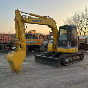 Diseño de cola corta Komatsu PC78US mini excavadora de orugas pequeño radio de rotación operación flexible PC78 excavadoras usadas - Product Image 3