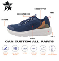Chaussures de sport pour hommes tendance et de haute qualité, à lacets, avec empeigne en maille respirante, légères, amortissantes, anti-odeur et absorbant la transpiration