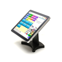 Caisse enregistreuse informatique 15'' Système POS Distributeur automatique PC électronique Écran tactile capacitif Tout-en-un