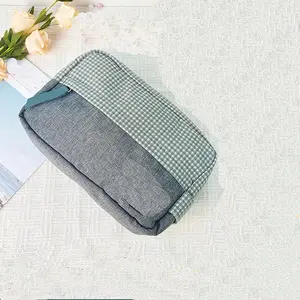 Portable Customized LOGO Polyester Handbag Convenient Men Women Travel Kit Wallet Tote Bag Makeup Bags