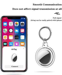 Llavero de TPU para Airtag Case Holder GPS Tag Stand y Tag Box Bully Cubierto Impermeable Caja estándar vacía con anillo de metal - Product Image 5
