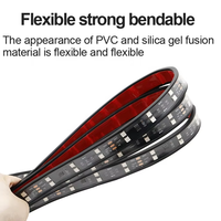 Nouvelles Bandes LED 24V Personnalisables en Usine pour Hayon de Voiture, Lampe Flexible à Effet de Défilement, Tira De Luces Stroboscopique pour Fourgonnette et Camion