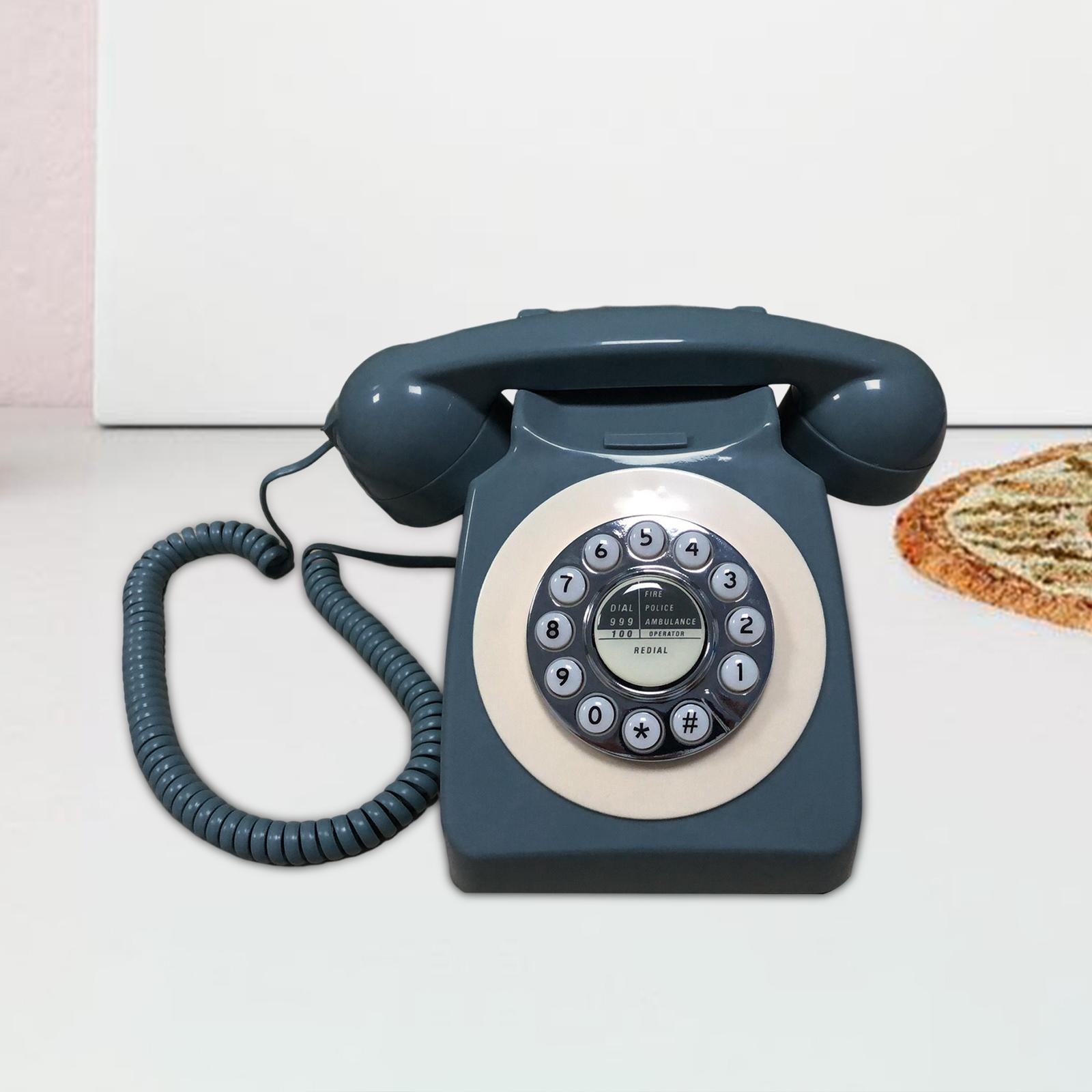 Telefono retrò, Telefono retrò Vintage Telefono Fisso con Filo