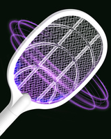 Xgdayung — raquette anti-moustiques électrique, raquette anti-insectes d'intérieur, pour tuer les insectes volants, antiparasitaire