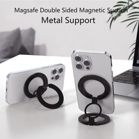 Nouvel alliage pour support de téléphone portable multifonctionnel à fixation magnétique double face sur bureau