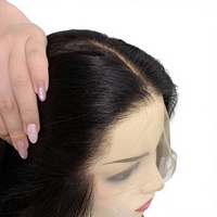 Peluca Frontal 13x6 con Nudos Invisibles HD 2026, Cabello Humano Virgen 100%, Línea de Cabello Súper Natural, Pelucas de Cabello Humano con Nudos Invisibles