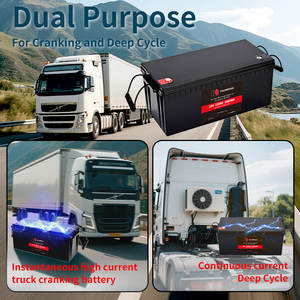 Deep Cycle 24V 160Ah CCA1500 Festkörper IP67 LKW-Starterbatterie mit Dreifach-Notstart für LKW-Klimaanlage - Product Image 4