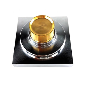 Desagüe de suelo de drenaje rápido para balcón y baño de latón resistente de <span class=keywords><strong>4</strong></span> pulgadas de estilo cuadrado más popular - Product Image 3