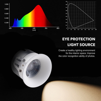 Mini Downlight LED rond sans bordure 3W pour hôtels 3000K Encastré à encastrer IP44 pour projets