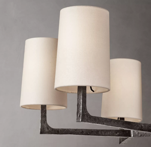 Cozee Élégant Simple Luminaire Lustre Hôtel Intérieur Maison Déco. Luminaire Suspendu Vintage Wright Lustre Rond 36 "CZ2897/6 - Product Image 2