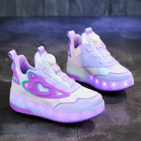 Nouveauté Chaussures de roller sportives en cuir pour garçons et filles avec 2 roues