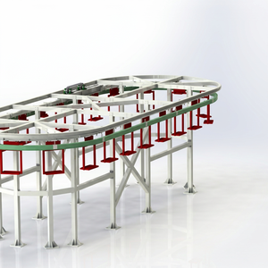 Convoyeur Aérien en Acier Inoxydable Personnalisable, Nouvelle Génération, avec Bande en Nylon, Vitesse Réglable, Durable, Résistant à l'Usure, 300 mm, Automatique, 120 M/min - Product Image 1