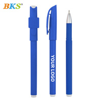Bolígrafo de Gel Promocional de la Marca BKS con Logotipo Personalizado, Ancho de Escritura de 0.5 mm, Tinta de Gel, Tacto Suave de Plástico en Varios Colores para Uso Promocional