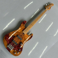 Guitare Basse Électrique Professionnelle 4 Cordes en Résine Premium Personnalisée avec Logo OEM – Vente en Gros