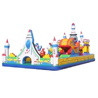 Énorme avion de navette spatiale gonflable videur gonflable parcours d'obstacles jeu de sport interactif pour enfants et adultes