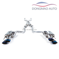 Convient au système d'échappement des Lexus RCF 5.0L 2020, section intermédiaire à arrière, double tambour, double valve [tuyau intermédiaire en Z avec tambour intermédiaire]
