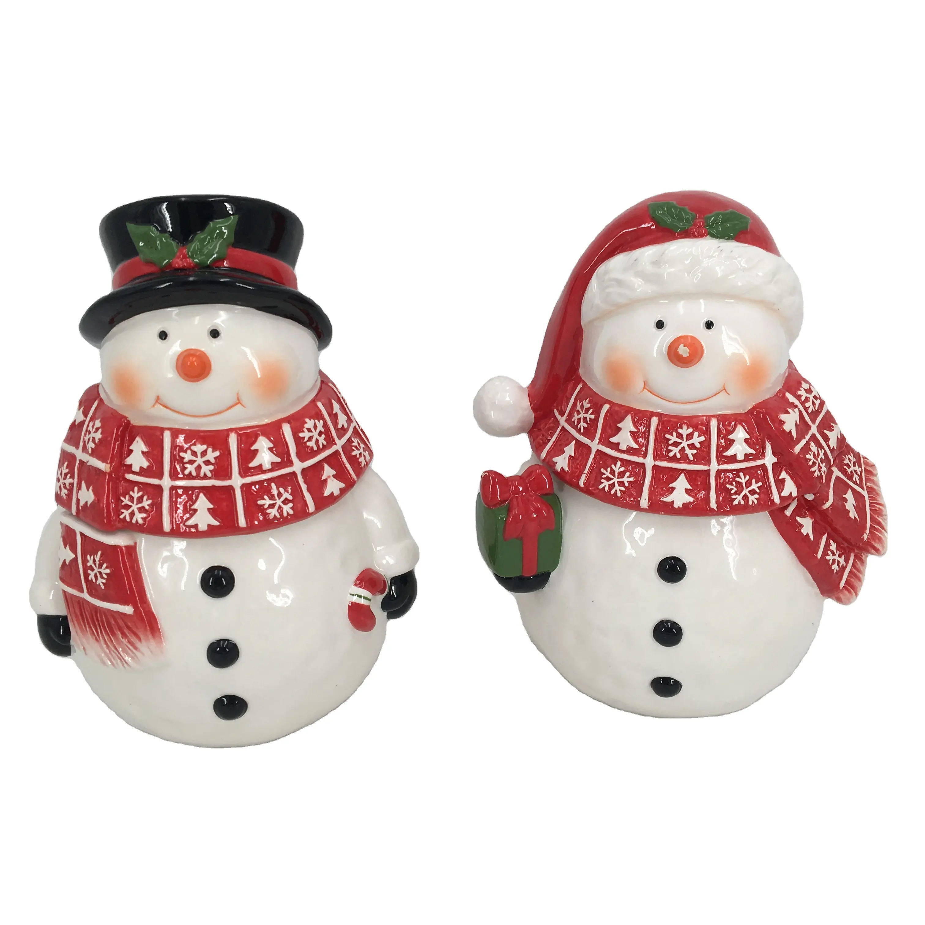 Pot à Biscuits Père Noël H.23,5cm Céramique - Atmosphera