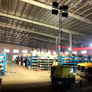 Nhà Máy Giá Điện Thủy lực Máy phát điện diesel tháp ánh sáng với nhãn hiệu Lift 5m bóng chiếu sáng 7M 9M LED kim loại Halide đèn - Product Image 6