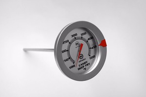 Thermomètre en acier inoxydable, étanche, de haute qualité, bimétallique, pour four, viande, confiserie et friture - Product Image 3